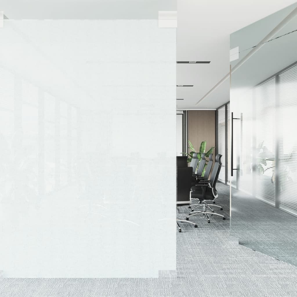 Fönsterfilm statisk frostad transparent vit 60x2000 cm PVC