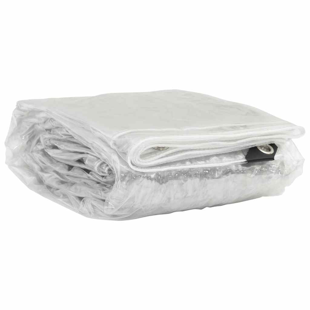 Klar presenning med öljetter 2x5 m PVC