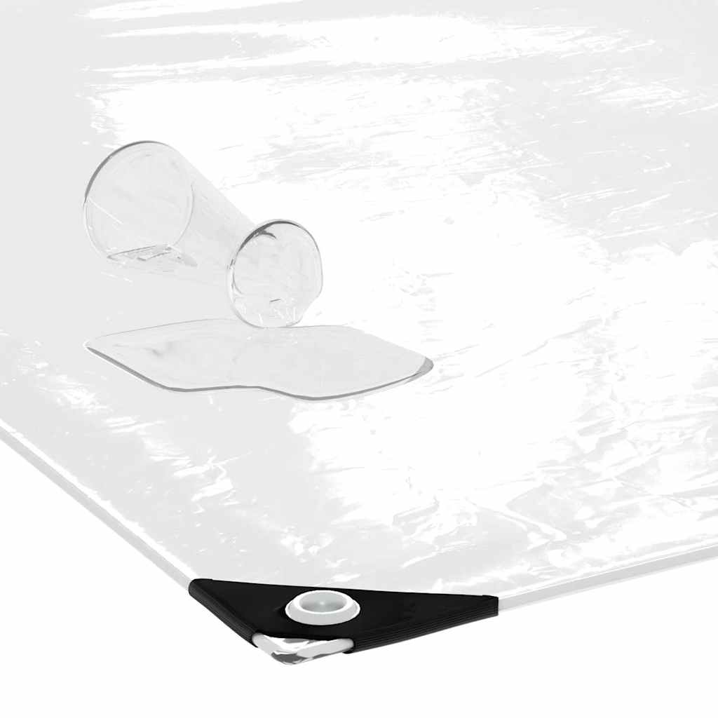 Klar presenning med öljetter 2x5 m PVC