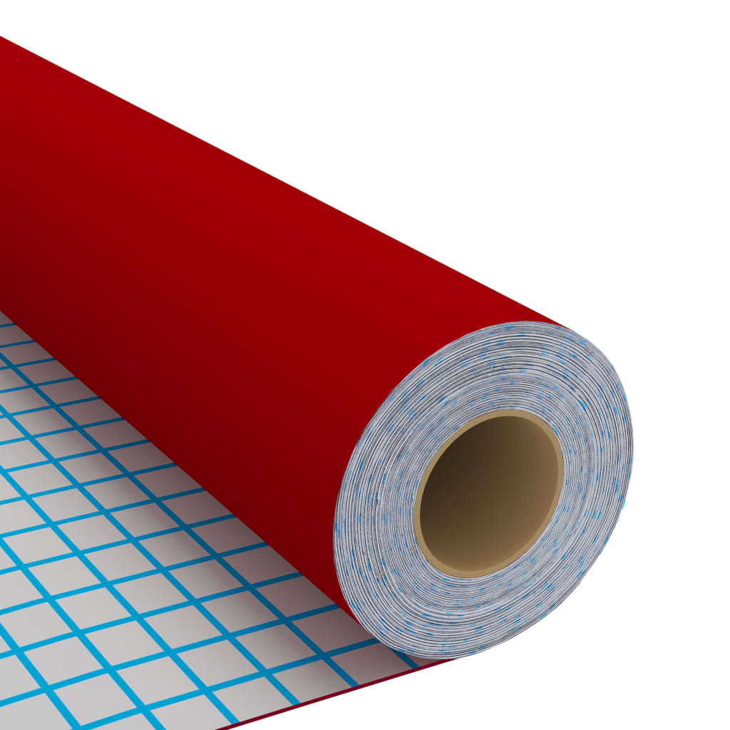 Dekorplast röd 500x90 cm PVC