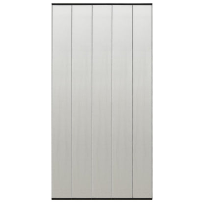 Insektsnät med 5 lameller för dörr svart 120x240 cm