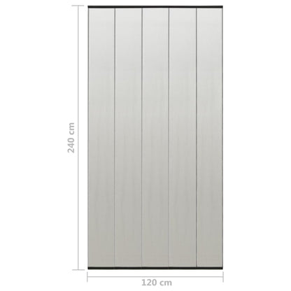 Insektsnät med 5 lameller för dörr svart 120x240 cm