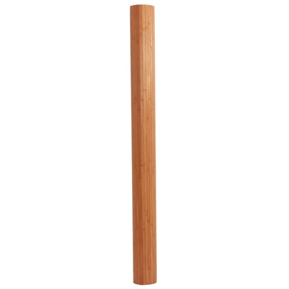 Matta rektangulär brun 80x100 cm bambu