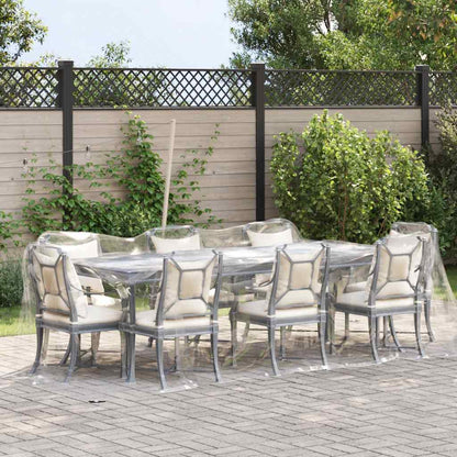 Klar presenning med öljetter 2x5 m PVC