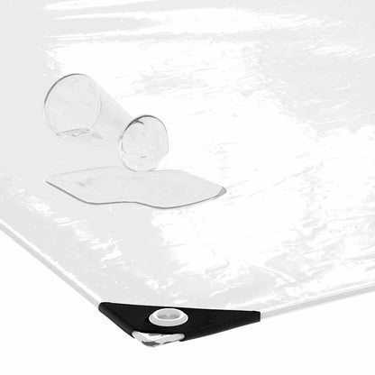 Klar presenning med öljetter 2x5 m PVC