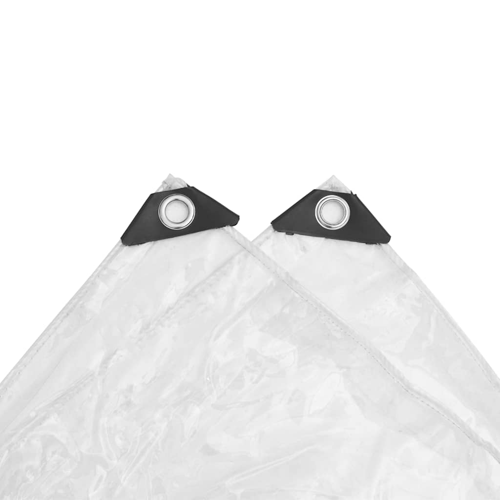 Klar presenning med öljetter 2x5 m PVC